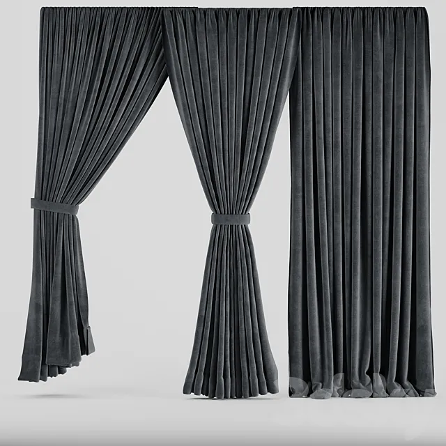 curtains_15 3D Model curtains_15 3D Model