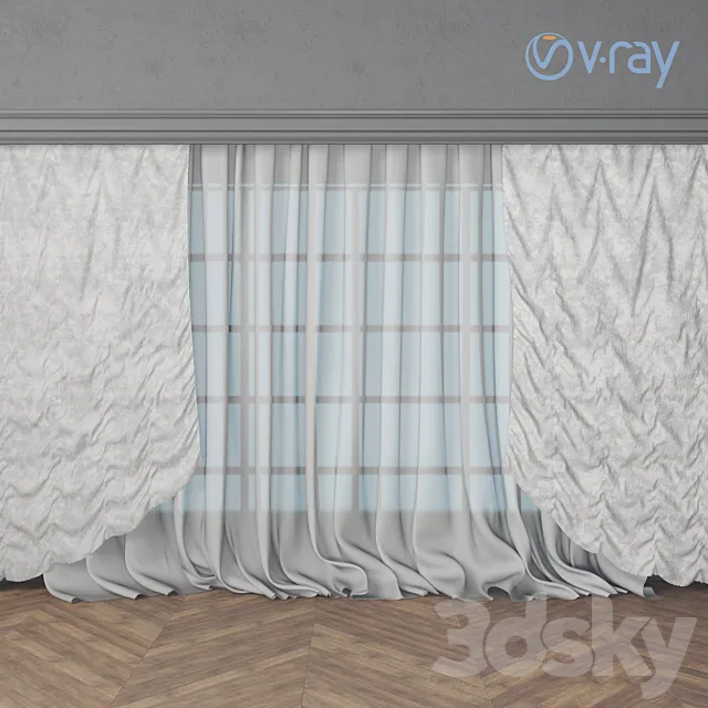 curtains_2 3D Model curtains_2 3D Model