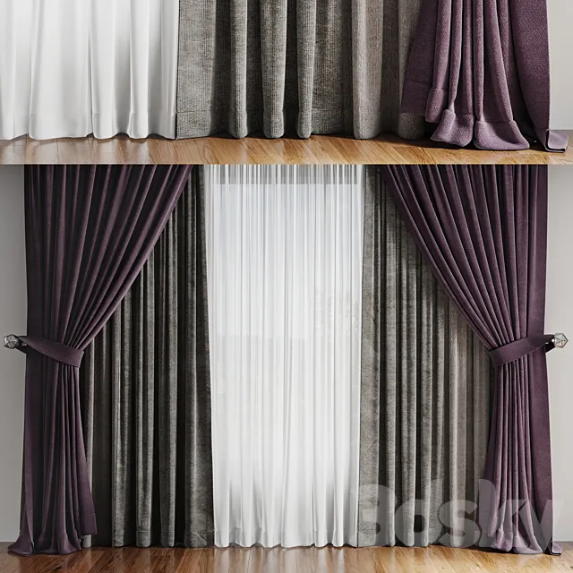 curtains_2 3D Model curtains_2 3D Model