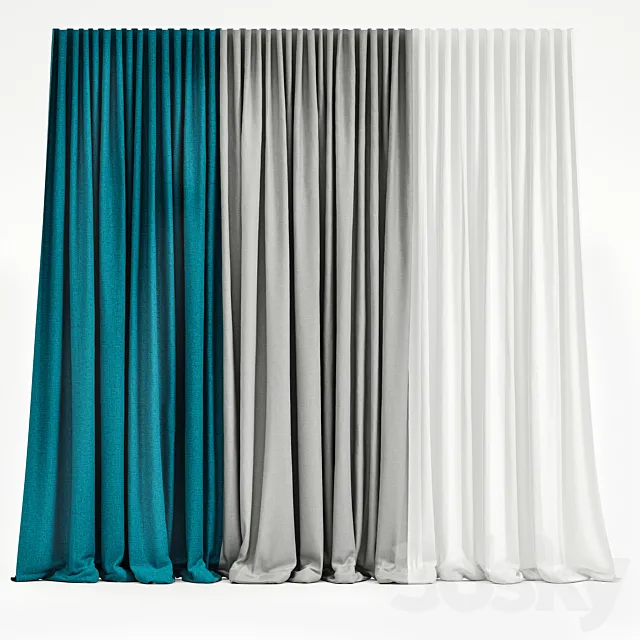 curtains_21 3D Model curtains_21 3D Model