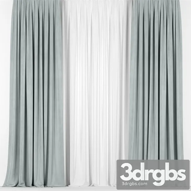 Curtains_23 3D Model Download