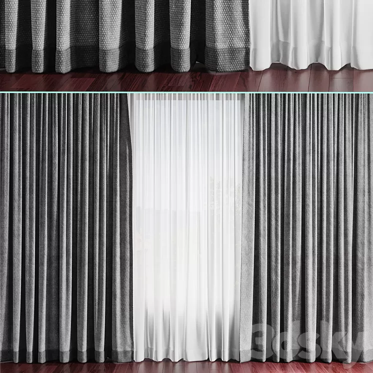 curtains_3 3D Model curtains_3 3D Model