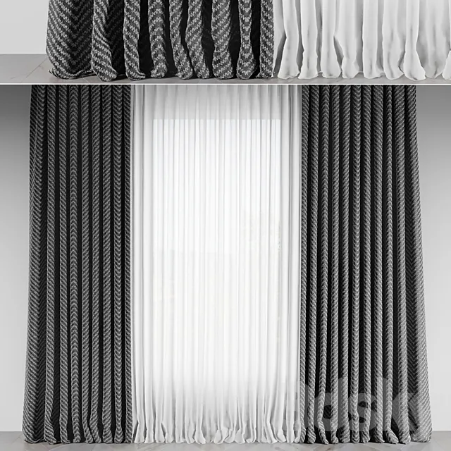 curtains_7 3D Model curtains_7 3D Model