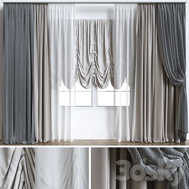 Curtains_8 3D Model Curtains_8 3D Model