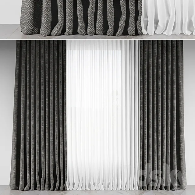curtains_9 3D Model curtains_9 3D Model
