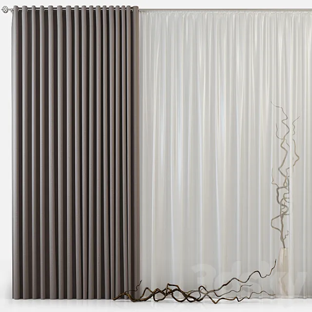 Curtains_m19 3DModel