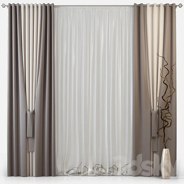 Curtains_m20 3DModel