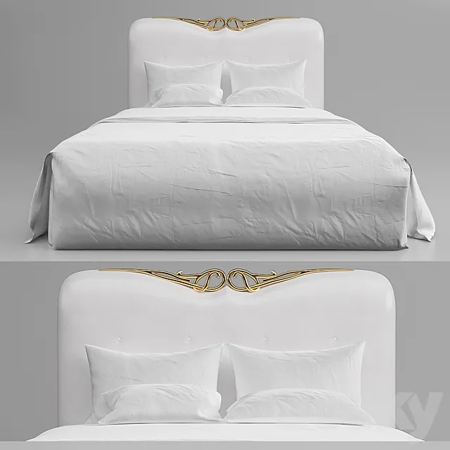 Curtis headboard 3D Model Curtis headboard 3D Model