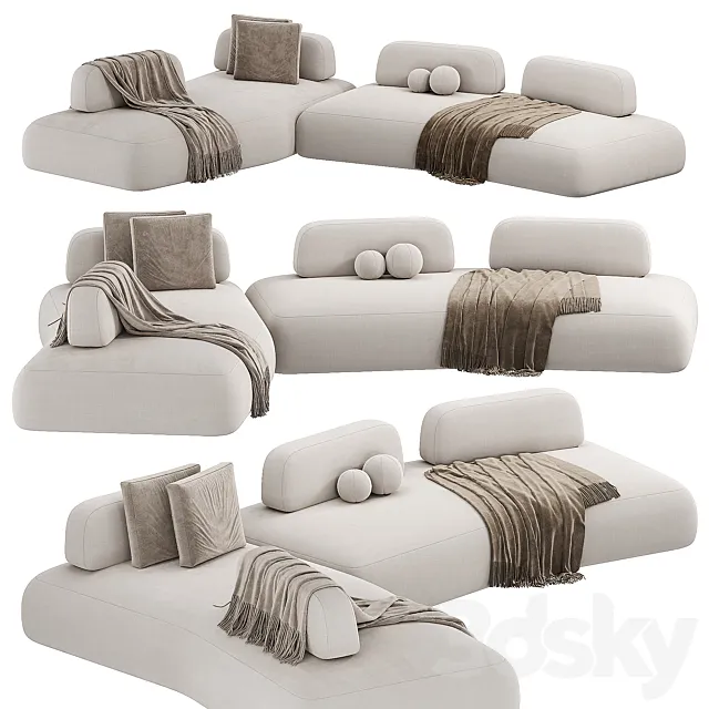 CURVE Sofa 3D Model CURVE Sofa 3D Model