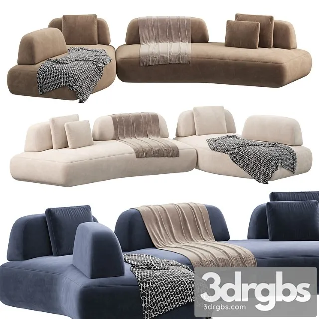 Curve Sofa By Art Nova Divany 3D Model Download Curve Sofa By Art Nova Divany 3D Model Download