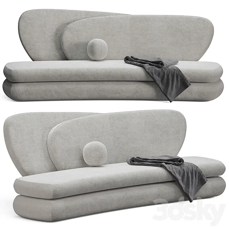 Curve Sofa Shine by SHO 3D Model Free Download Curve Sofa Shine by SHO 3D Model Free Download