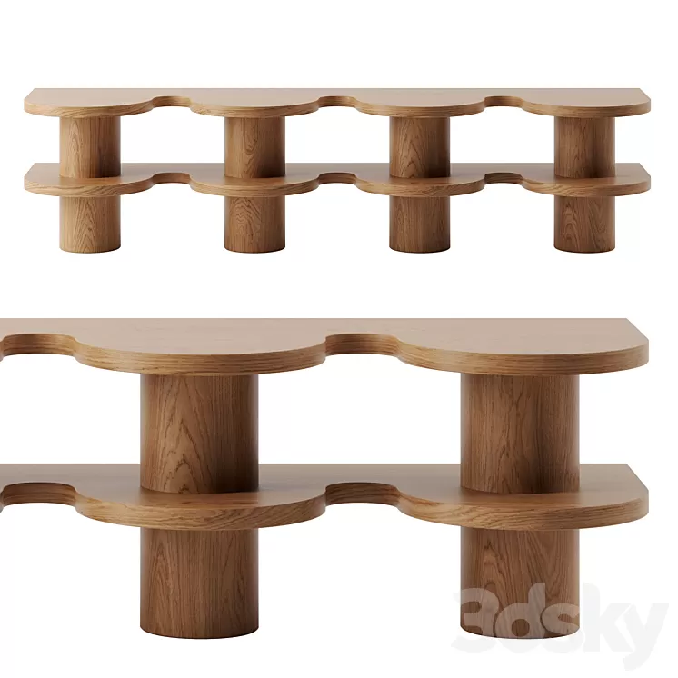 CURVY SIDEBOARD by Gustaf Westman 3D Model CURVY SIDEBOARD by Gustaf Westman 3D Model