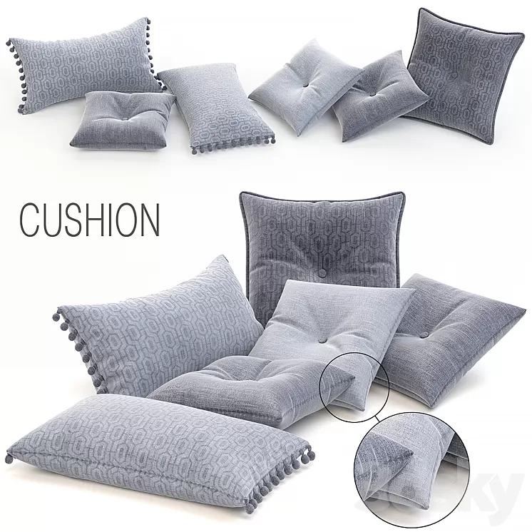 Cushion 3D Model Cushion 3D Model