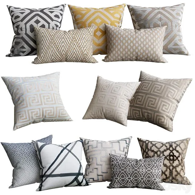 Cushion for sofa 3D Model Cushion for sofa 3D Model