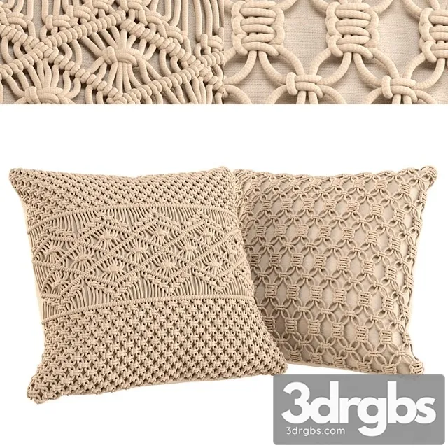Cushion set 01 – macrame boho Cushion set 01 – macrame boho