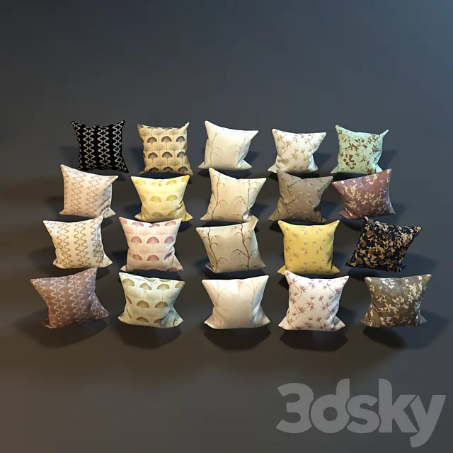 Cushions 3DModel Cushions 3DModel