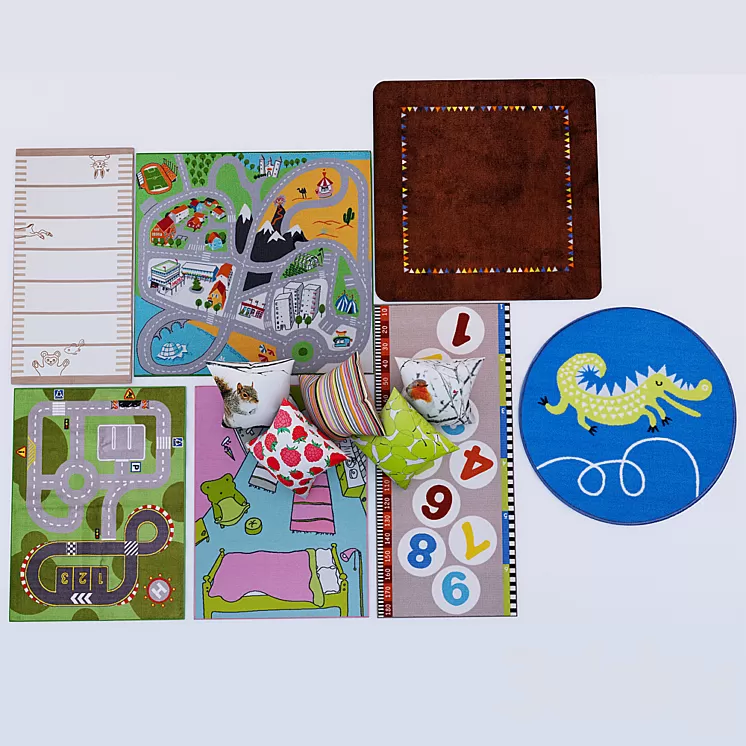 cushions and carpets ikea 3D Model