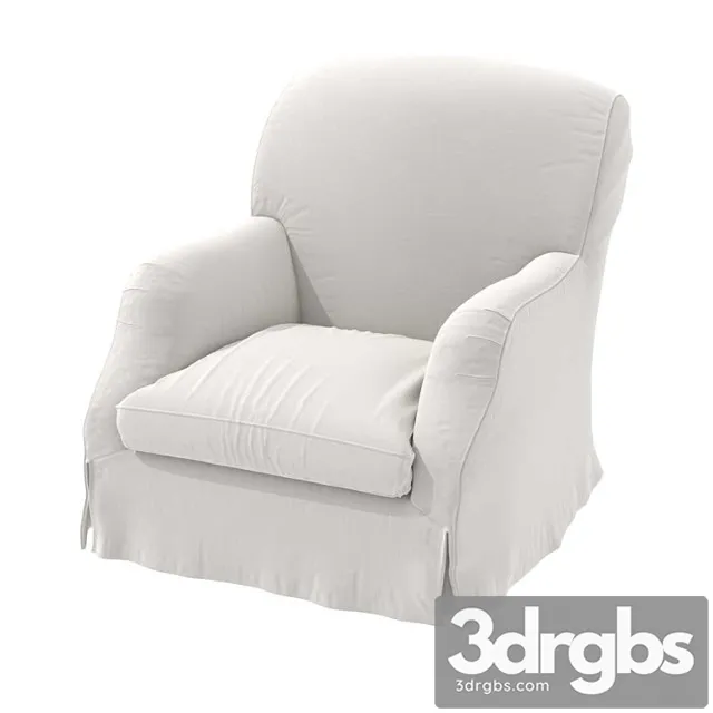 Custom made slipcovered chair