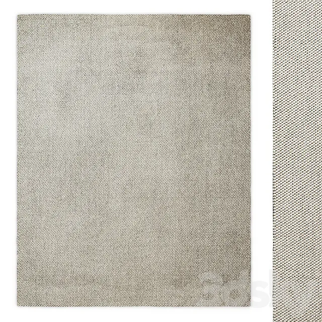 Custom Sereno Handwoven Sisal Rug RH 3DModel Custom Sereno Handwoven Sisal Rug RH 3DModel