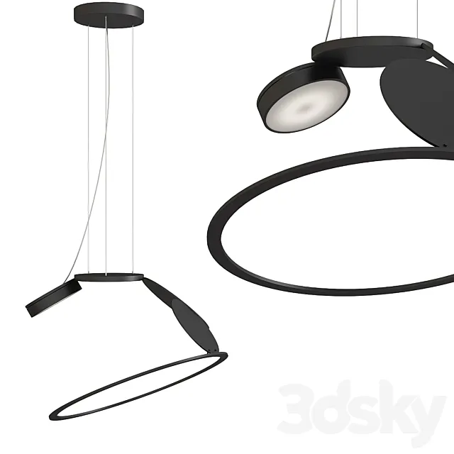 Cut Axo Light Lampada a Sospensione 3D Model