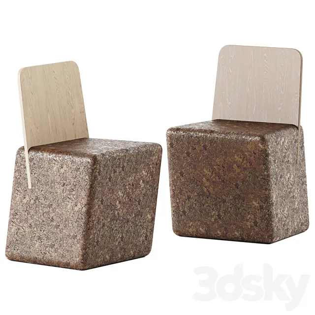 Cut Chair by BlackCork _ Garden chair 3D Model Cut Chair by BlackCork _ Garden chair 3D Model