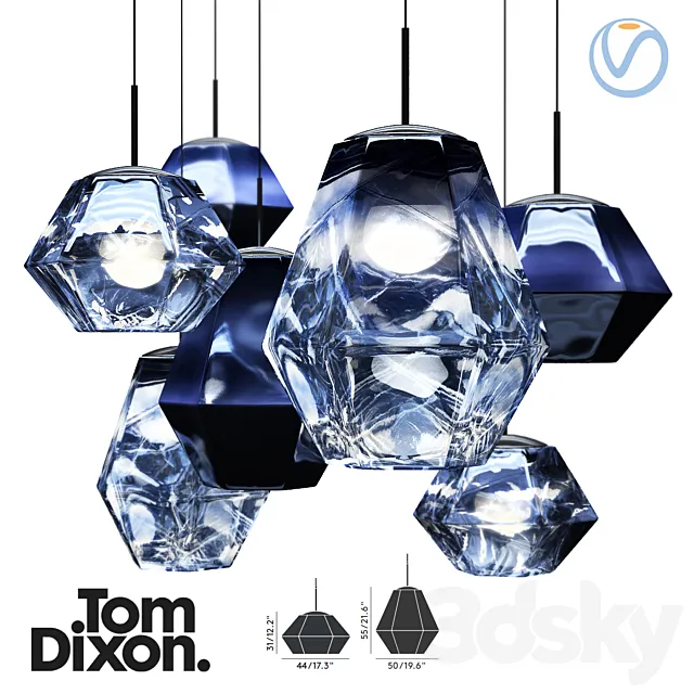 Cut Pendant Smoke Tom Dixon 3DModel