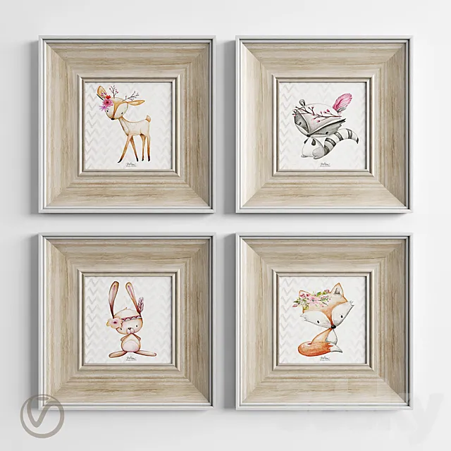 Cute pictures 3DModel Cute pictures 3DModel