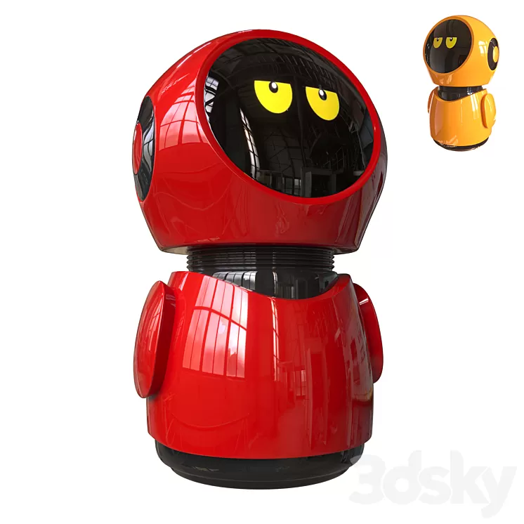 cute robot 3D Model cute robot 3D Model