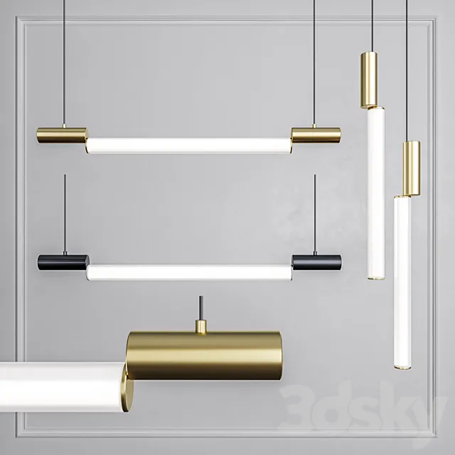 CVL Signal Pendant light 3D Model CVL Signal Pendant light 3D Model