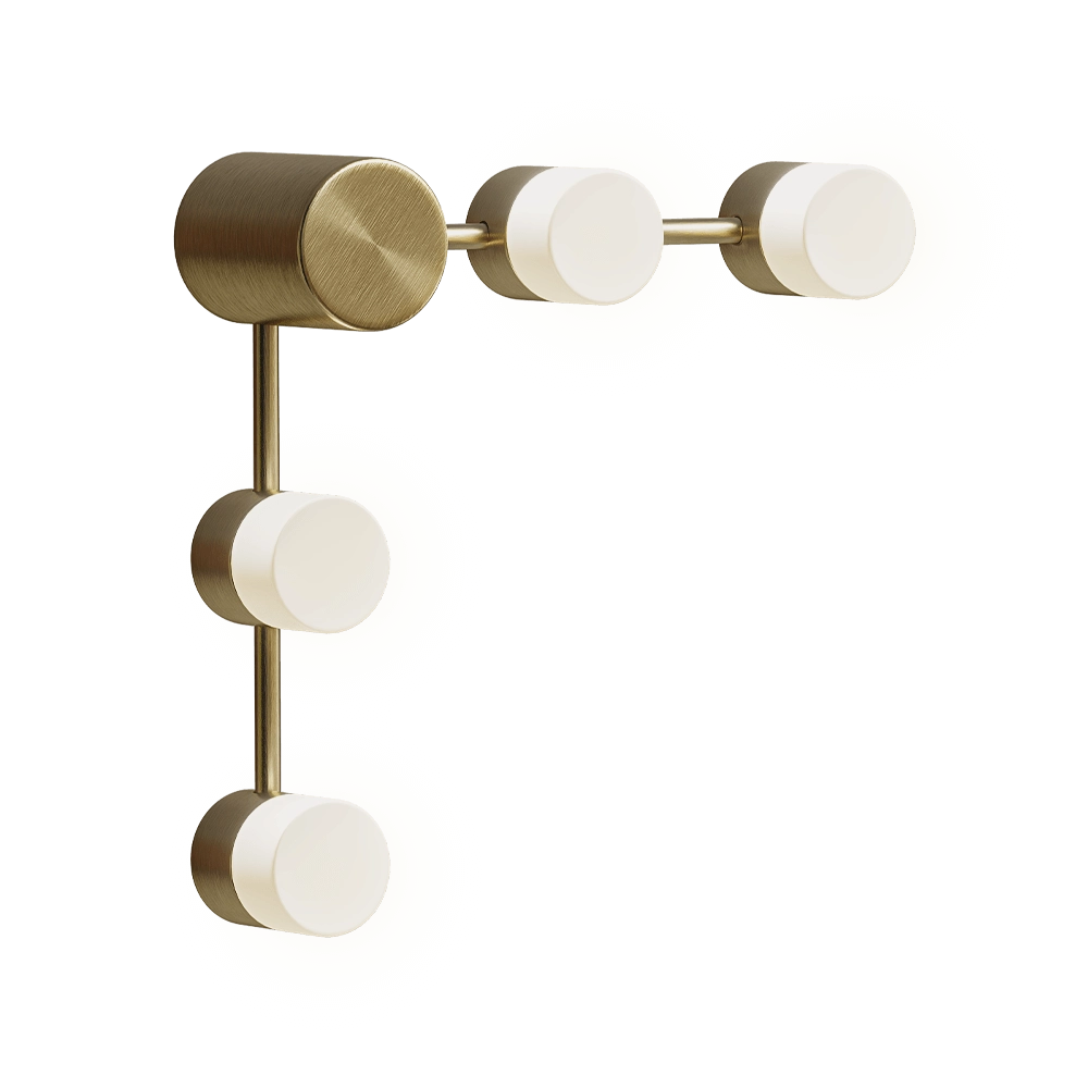 CVL – Wall lamp IP Backstage 4C corner 3D Model CVL – Wall lamp IP Backstage 4C corner 3D Model