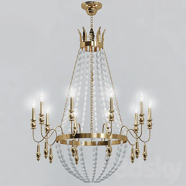 Cyan Design Alexandra 9 Light Chandelier 3DModel