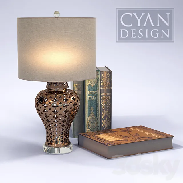 Cyan Design. Casablanca Table Lamp 3DModel