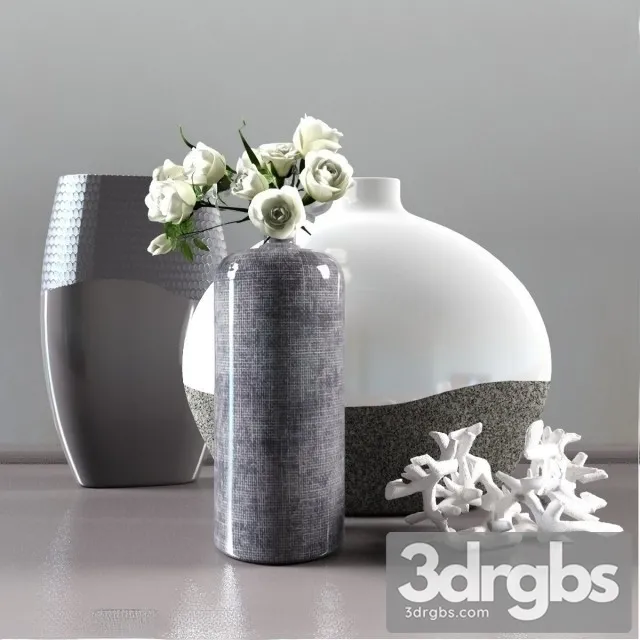 Cylinder Textured Bottle Vase 3D Model Download Cylinder Textured Bottle Vase 3D Model Download