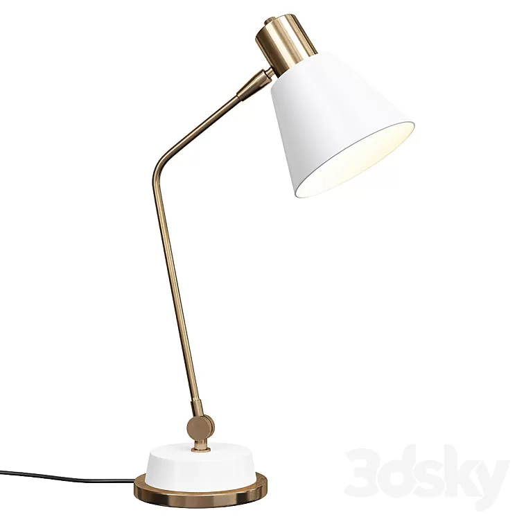 Cylinder usb task table lamp 3D Model Free Download Cylinder usb task table lamp 3D Model Free Download