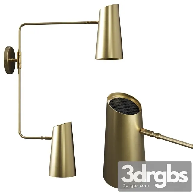 Cypress double swing arm sconce 3D Model Download Cypress double swing arm sconce 3D Model Download