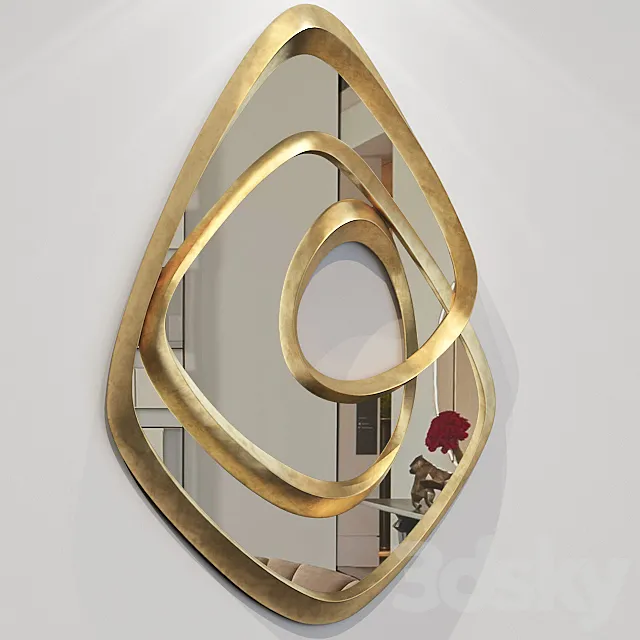 cyrillic mirror Christopher Guy 3D Model