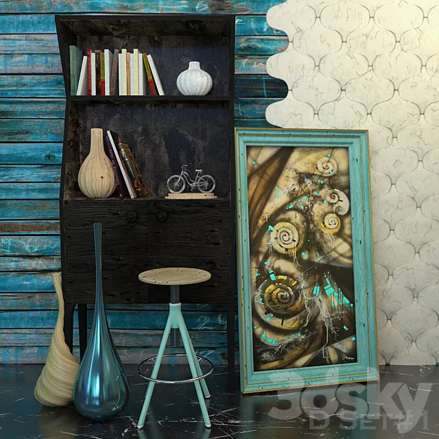 D Set # 1 3DModel D Set # 1 3DModel