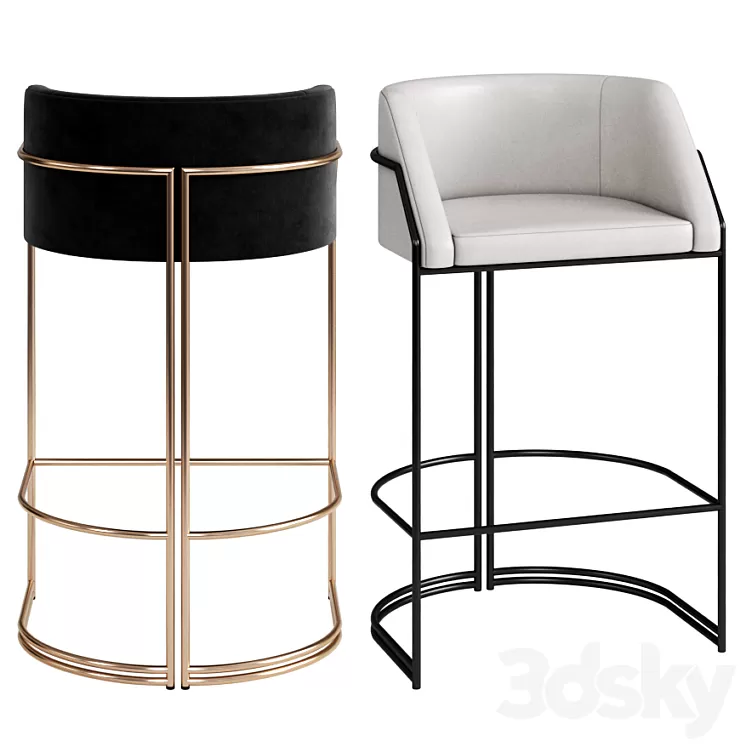 барный стулgiopagani 3D Model барный стулgiopagani 3D Model