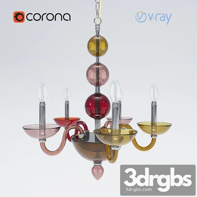 Люстра lampadario 3D Model Download