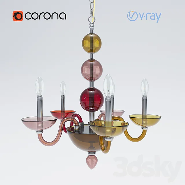 люстра lampadario 3D Model