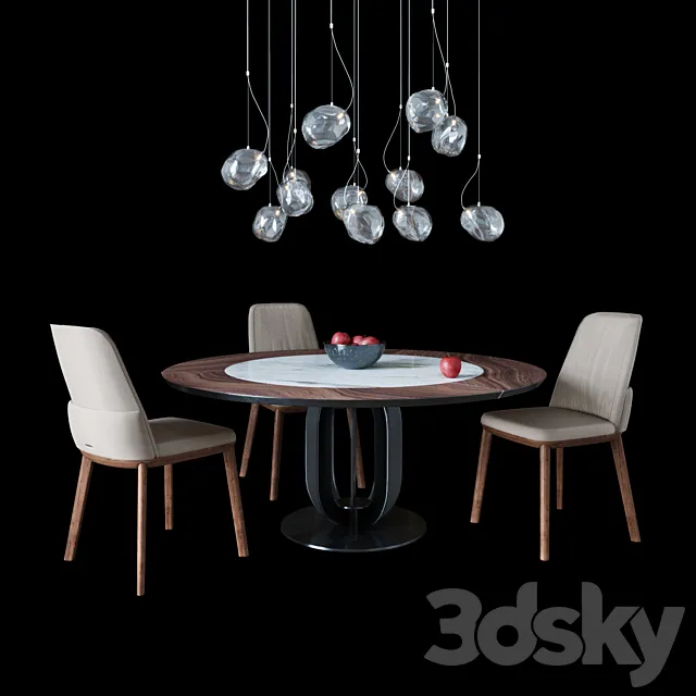Сattelan italia set 3D Model