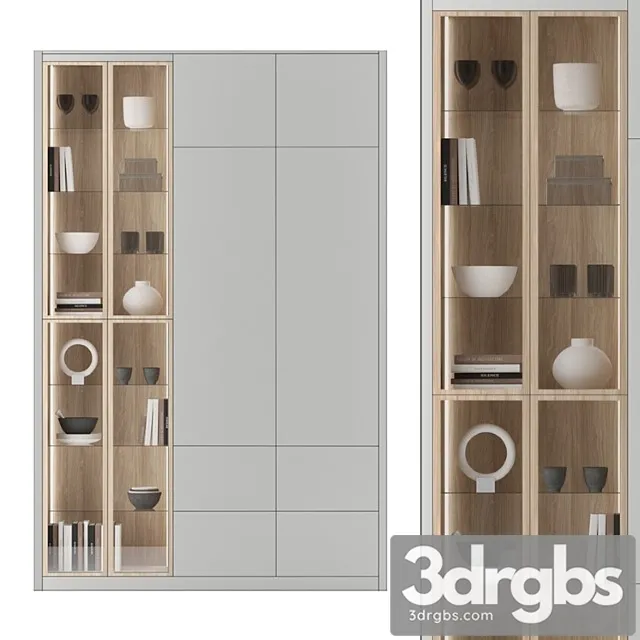 Сupboard set 3 3D Model Download