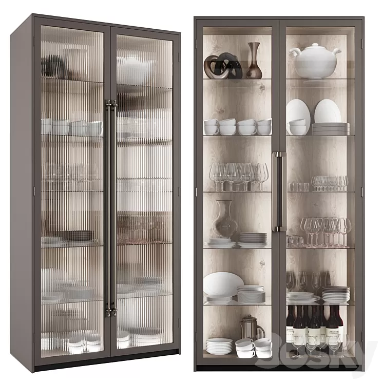 Сupboard with dishes My Design №1 3D Model Сupboard with dishes My Design №1 3D Model