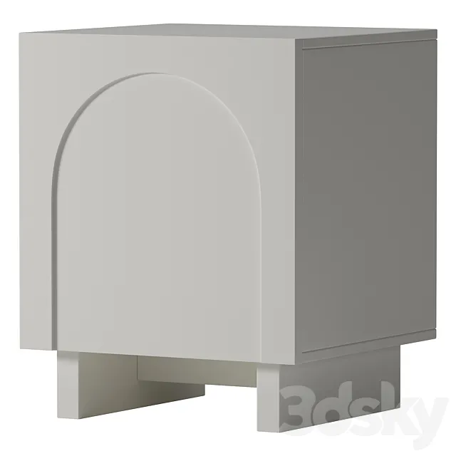 Тумба прикроватная Ромер 3D Model
