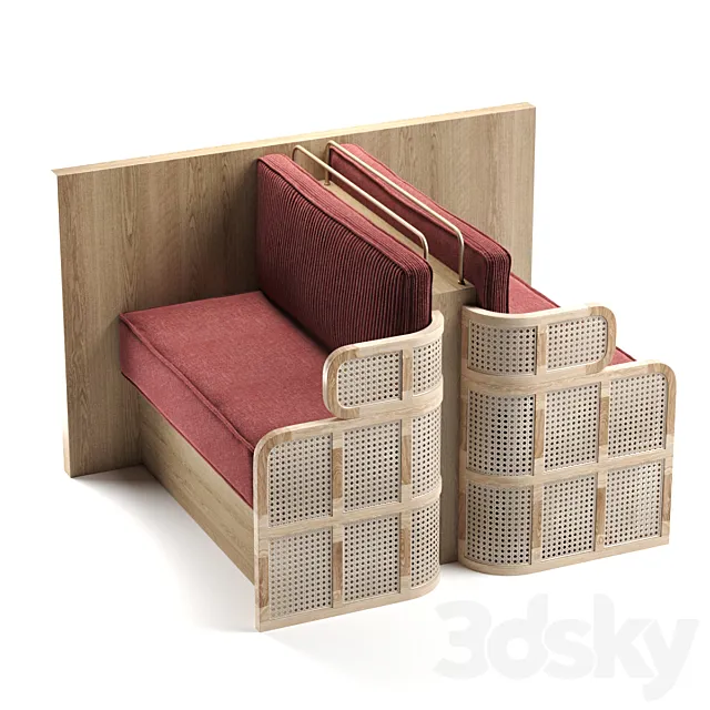 D5-Public sofa 3D Model