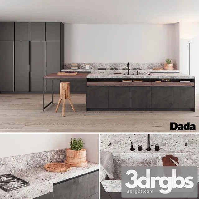 Dada kitchen by vincent van duysen 3D Model Download