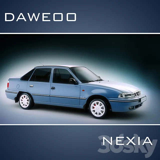Daewoo Nexia 3D Model