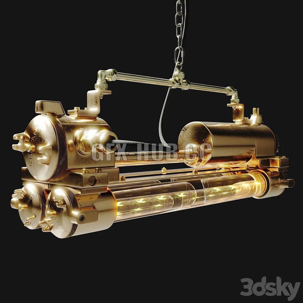 Daeyang electric Loomlight Ceiling light Fx-220d 3D Model