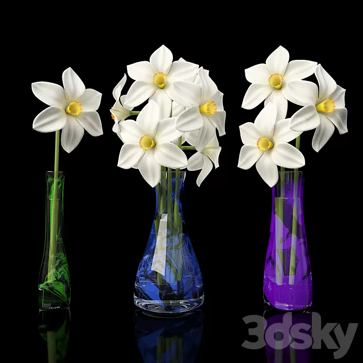 Daffodils 3D Model