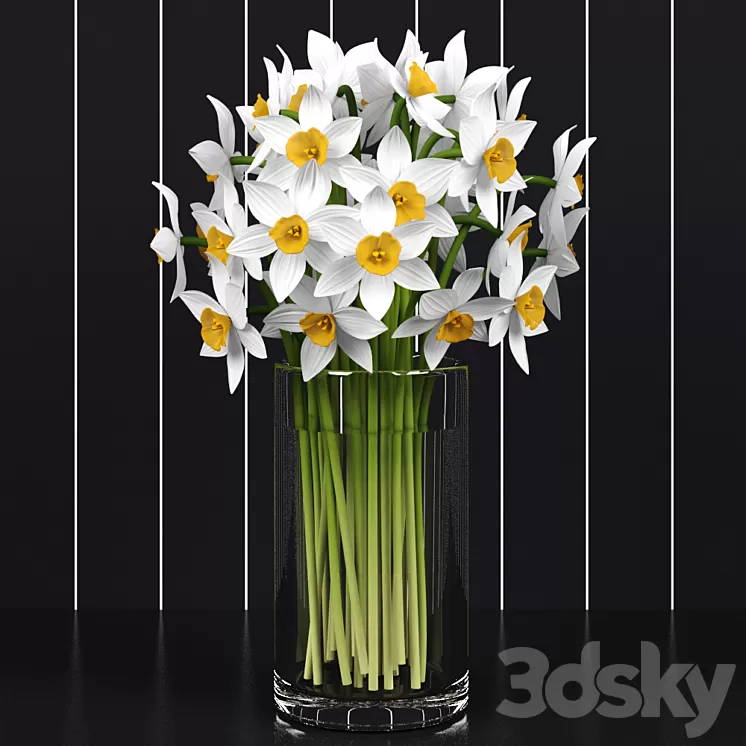 Daffodils \/ Daffodils 3D Model Daffodils \/ Daffodils 3D Model